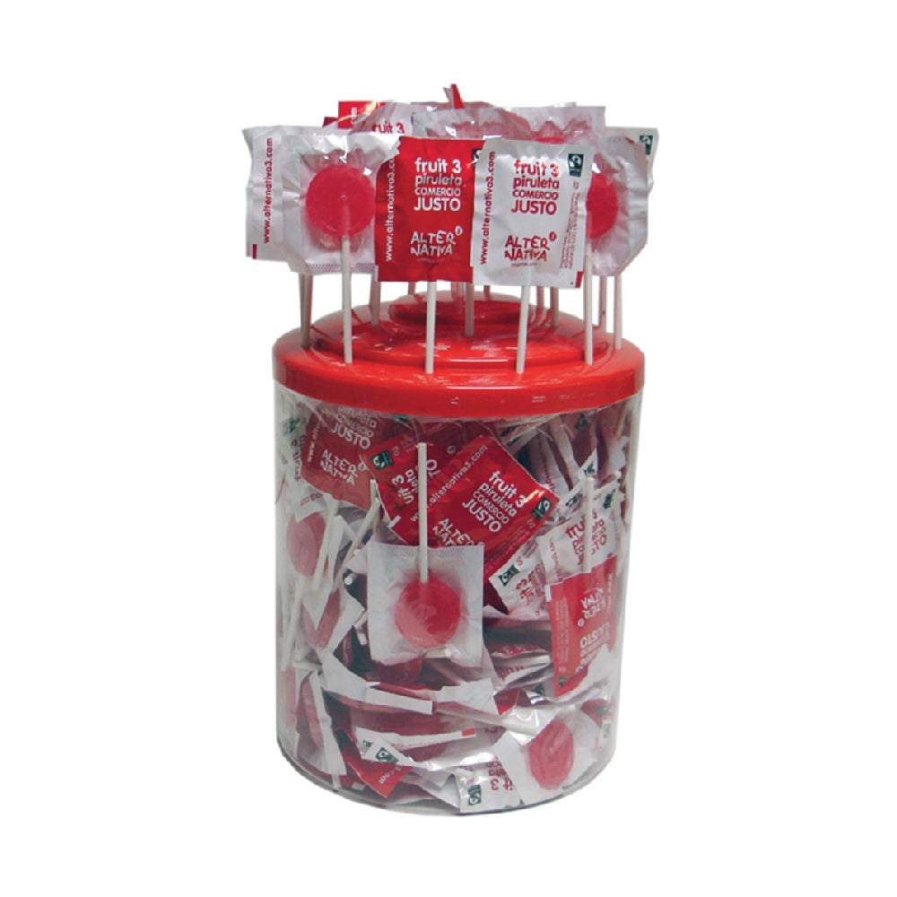 PIRULETA REDONDA SABOR CEREZA BIO