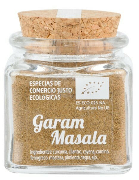 GARAM MASALA BIO 30GR EN BOTE DE CRISTAL