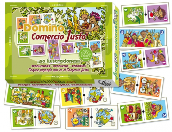 JUEGO COOPERATIVO DOMINO COMERCIO JUSTO