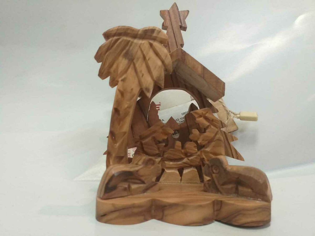 BELEN EN BLOQUE OLIVO 10CM