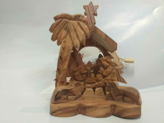 BELEN EN BLOQUE OLIVO 10CM