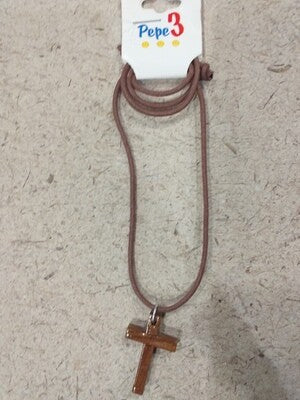 COLGANTE CRUZ MADERA 4X2,3 CM