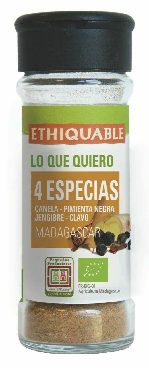MEZCLA 4 ESPECIAS BIO 40g