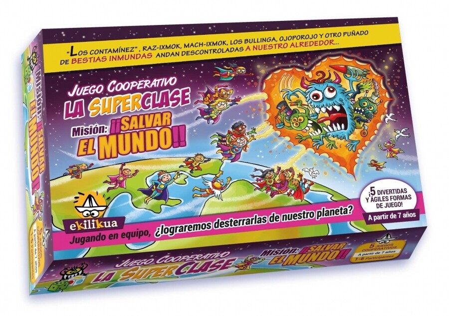 JUEGO LA SUPER CLASE  EKILIKUA "SALVAR EL MUNDO"