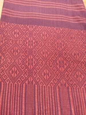 PAÑUELO VISCOSA 180X40CM BURGUNDY