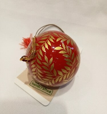BOLA NAVIDAD DIA 6CM LACADO ASHA INDIA