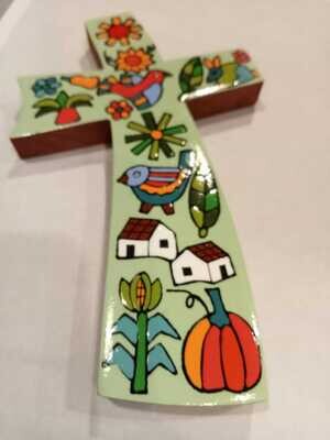 CRUZ PUEBLO 15X10CM
