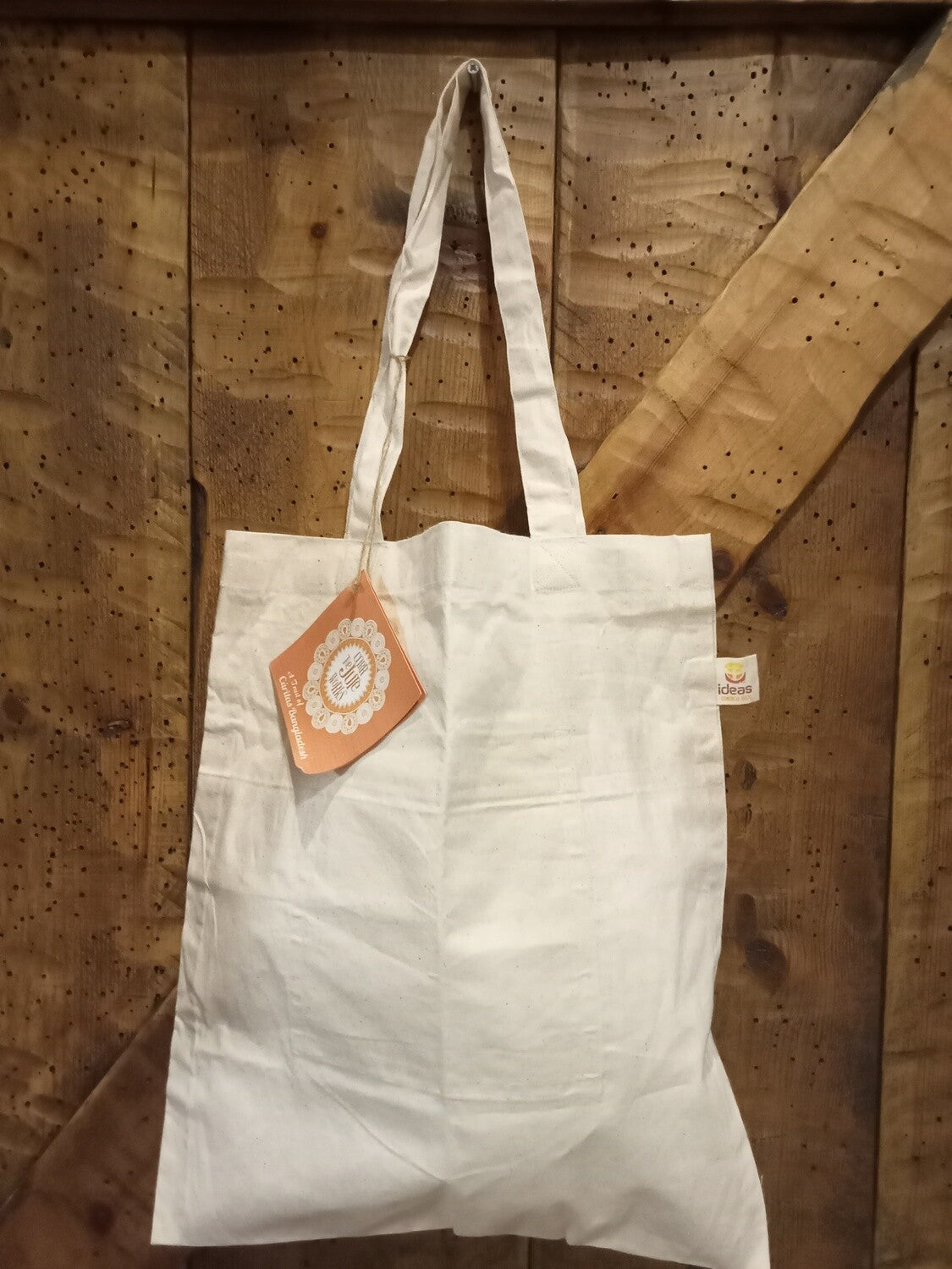 BOLSA ALGODON CRUDO 40X35 CM  BANGLADESH - CORR
