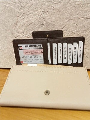 CARTERA PIEL   COLOR  BEIGE  TERU 17X10 CM EMA INDIA