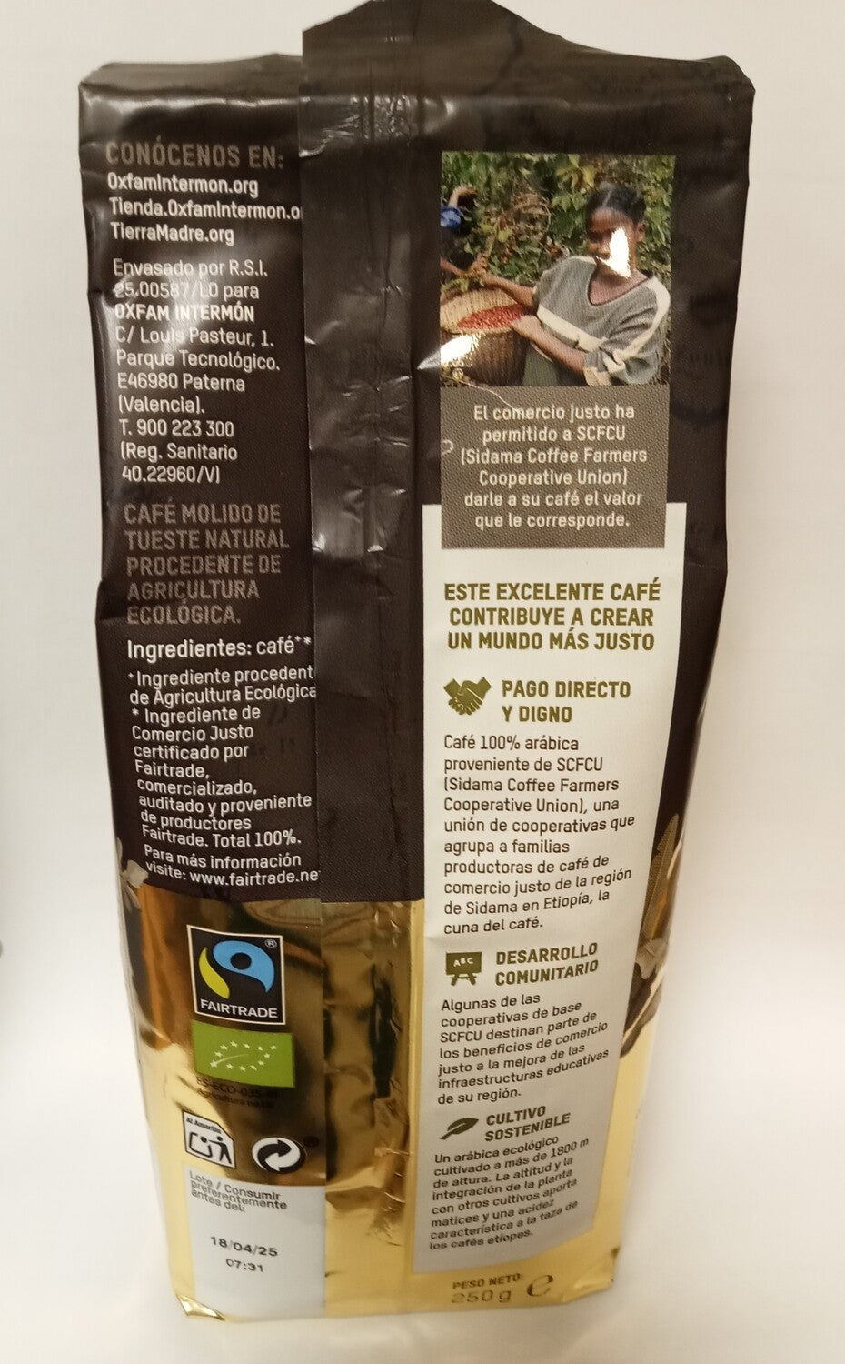 CAFE MOLIDO ETIOPIA ORO 250g