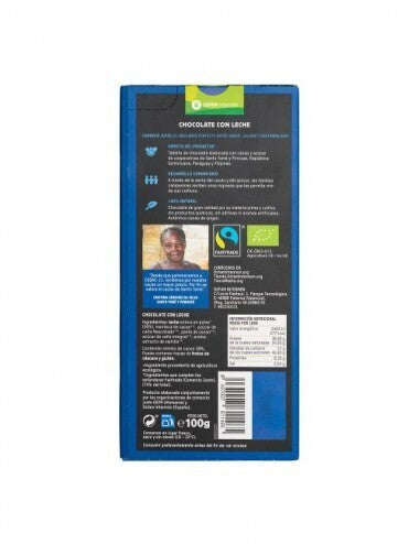 CHOCOLATE LECHE BIO 100g