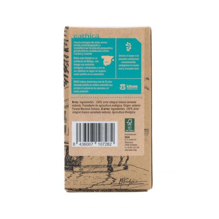 ARROZ EATHICA REDONDO INTEGRAL BIO 500g