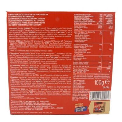 BARRITA LUCUMA CACAO RELLENA CHOCOLATE BIO
