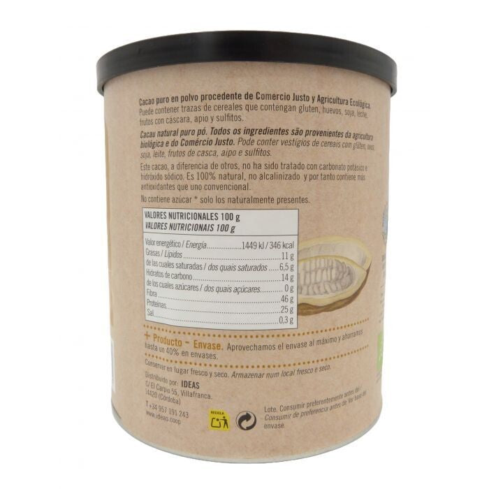 CACAO PURO LATA 280g