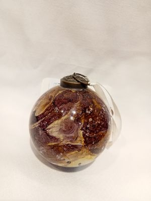 BOLA NAVIDAD DIA 7,5CM LACADO ASHA INDIA