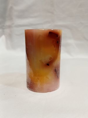 VELA  CILINDRICA 5X8 CM SILENCE INDIA