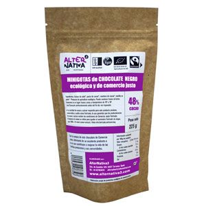 MINI GOTAS CHOCOLATE 48% BIO 225g