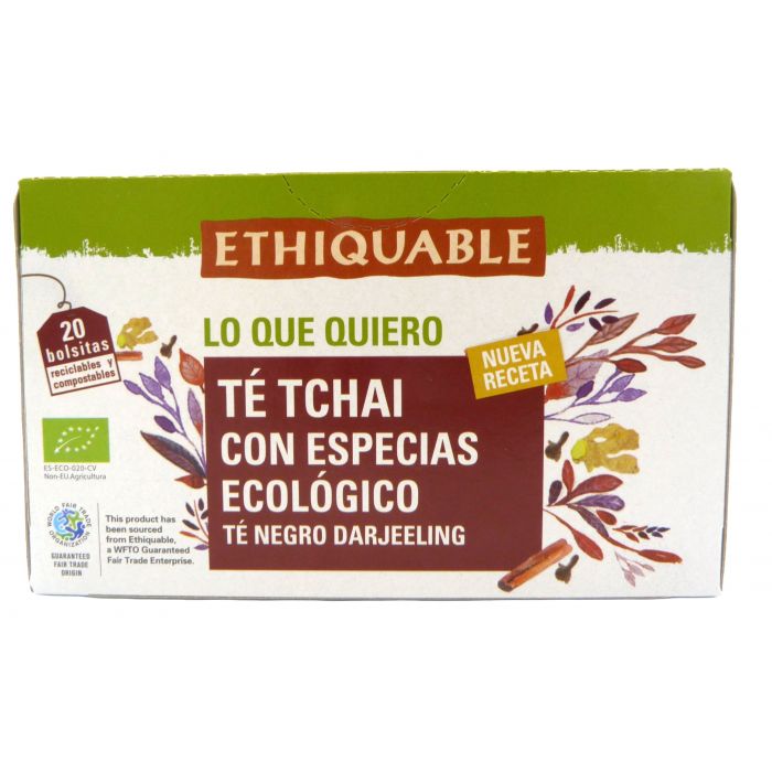 TE CHAI ESPECIAS 20 BOLSITAS BIO