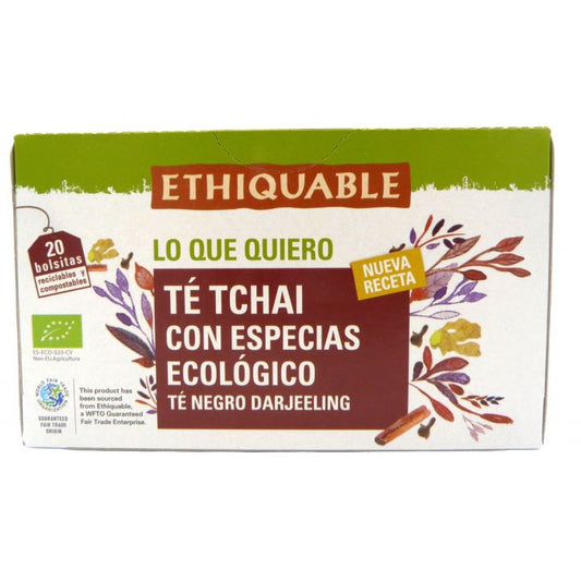 TE CHAI ESPECIAS 20 BOLSITAS BIO