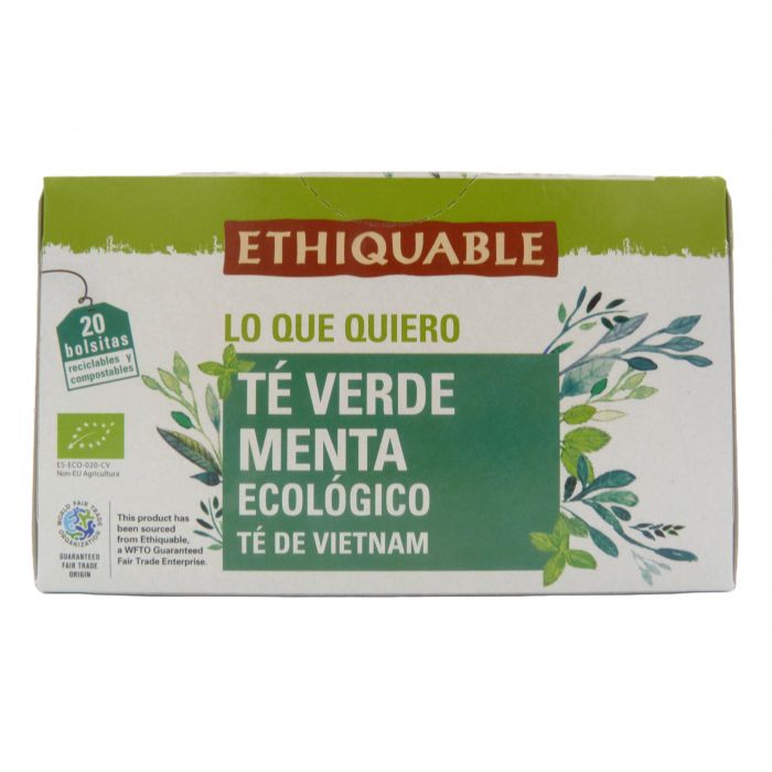 TE VERDE CON MENTA 20 BOLSITAS BIO