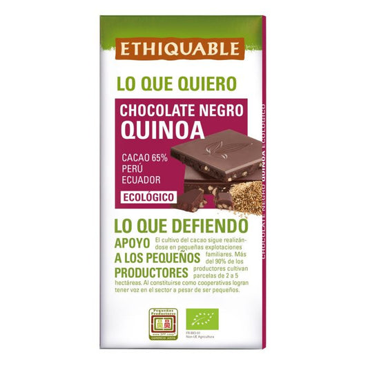 CHOCOLATE CON QUINOA BIO 100g