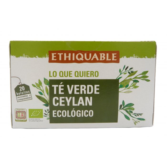 TE VERDE CEYLAN 20 BOLSITAS BIO