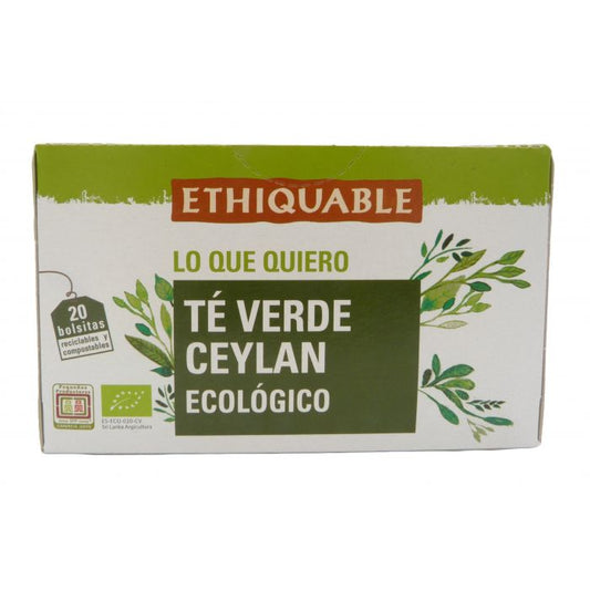 TE VERDE CEYLAN 20 BOLSITAS BIO