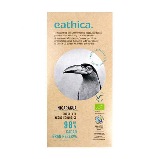 CHOCOLATE eathica  98%  ECUADOR BIO 100g