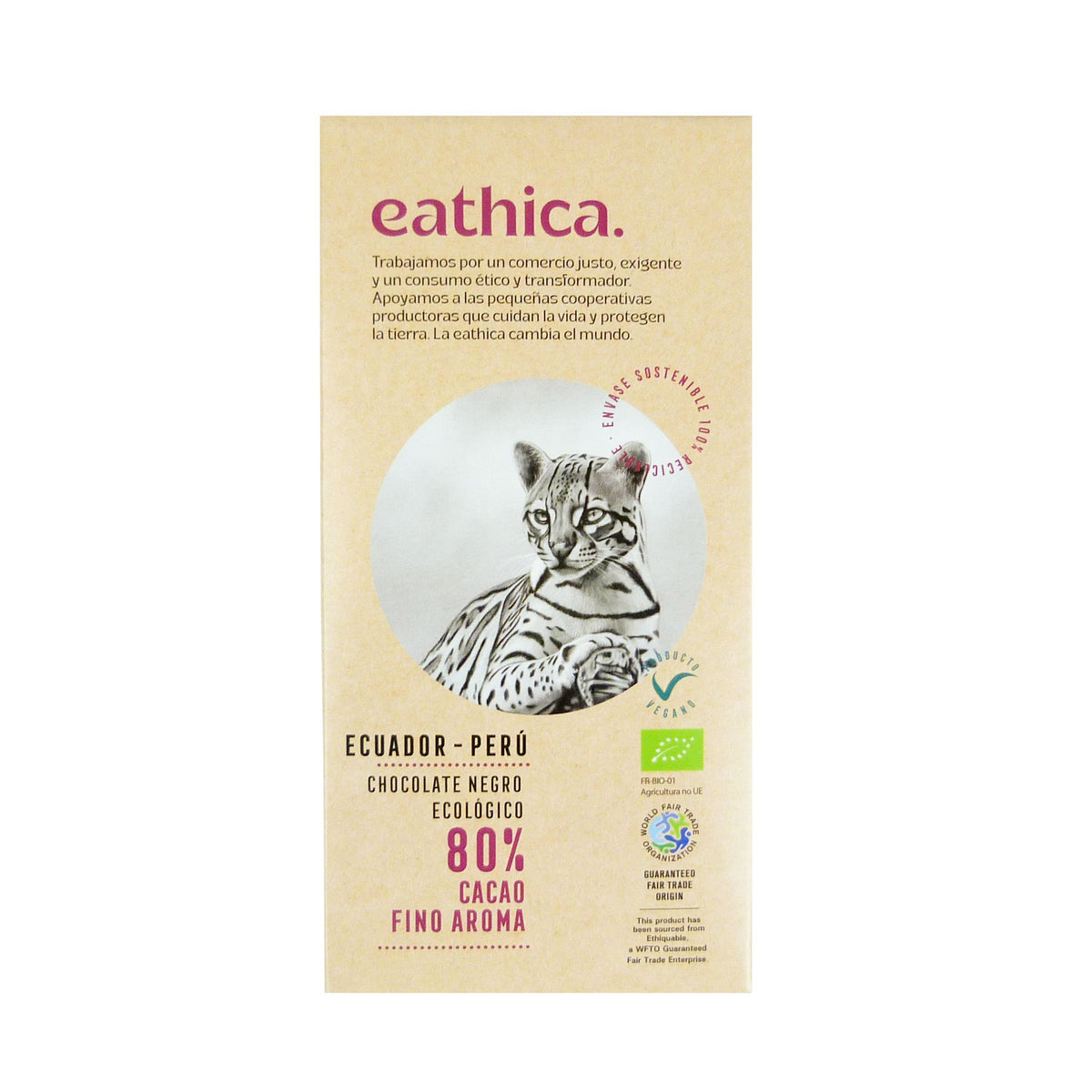 CHOCOLATE eathica  NEGRO 80% BIO 100g