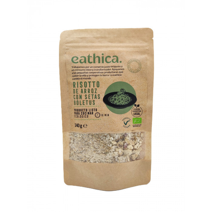 RISOTTO SETAS BOLETUS BIO EATHICA 140G CJ LOCAL