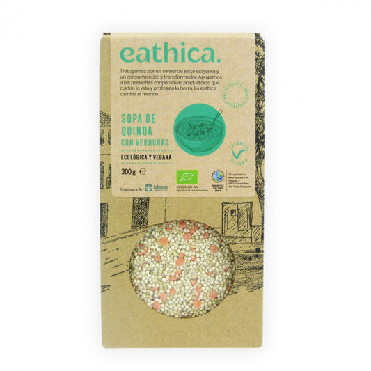 SOPA DE QUINOA eathica CON VERDURAS BIO 300G