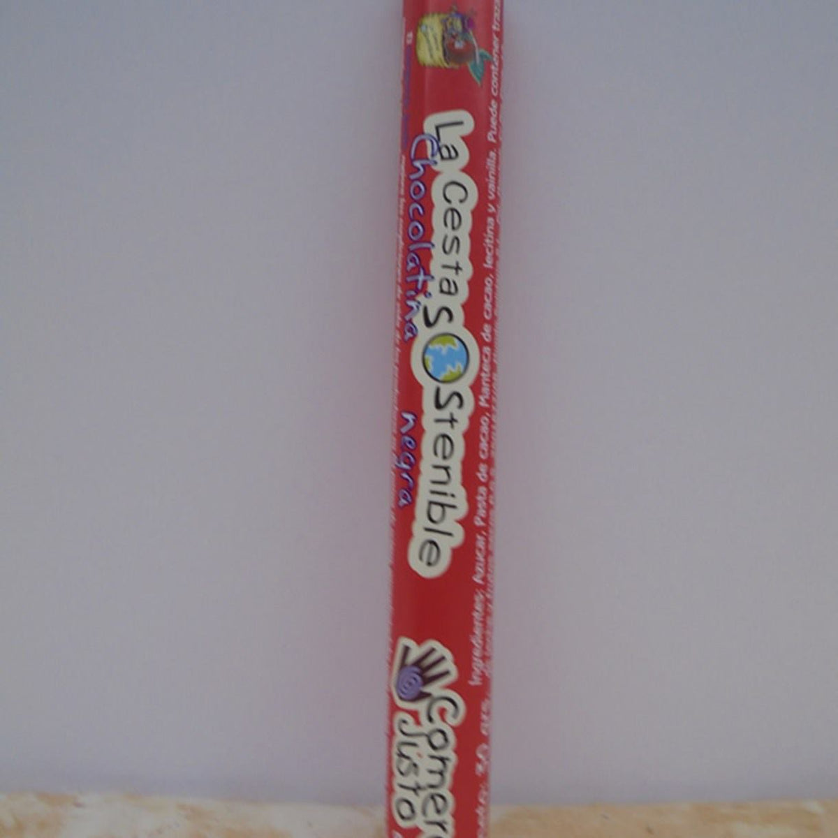 CHOCOLATINA NEGRO CESTA SOSTENIBLE 50% DE CACAO