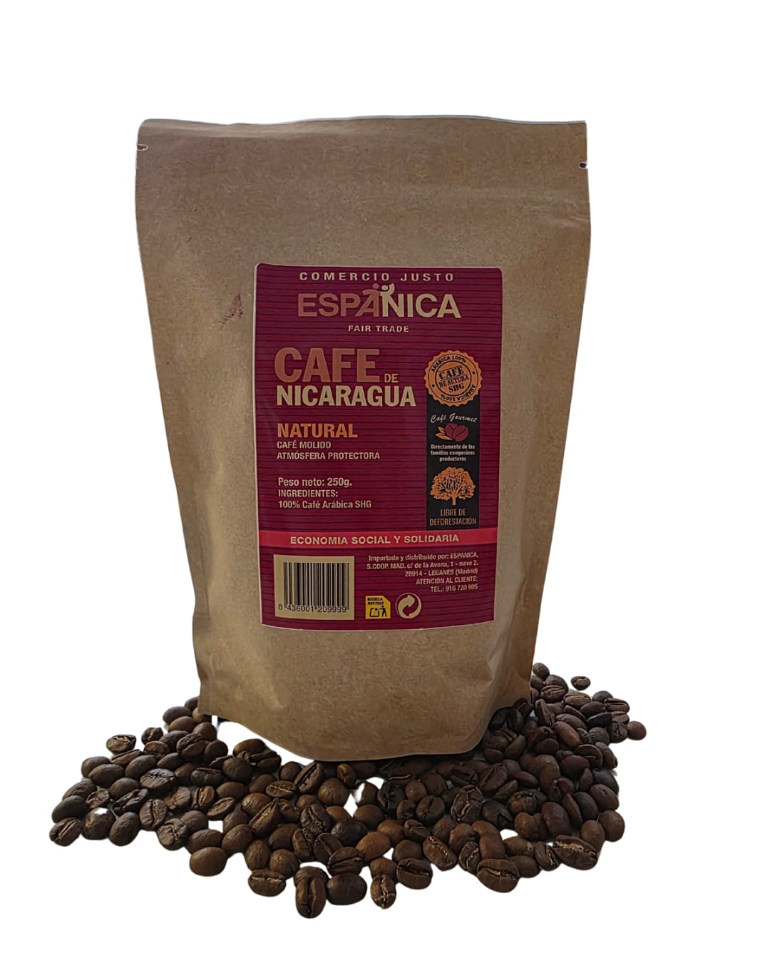 CAFE MOLIDO ESPANICA NATURAL 250g