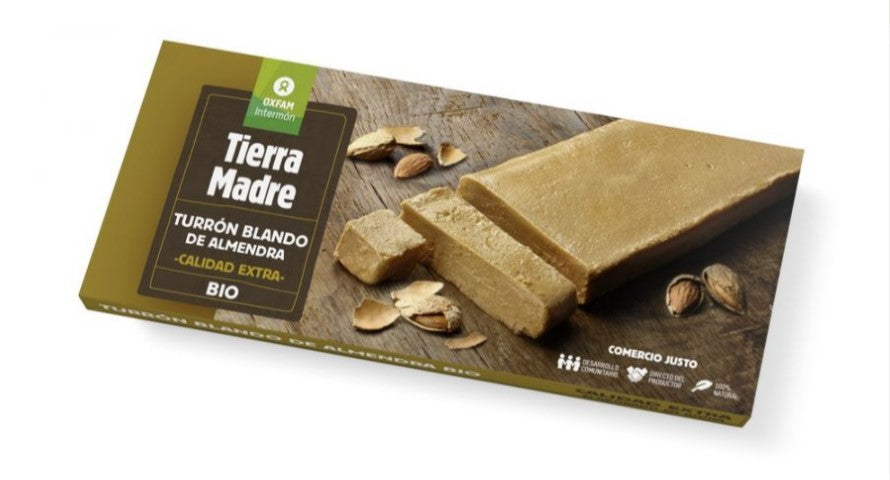 TURRÓN BLANDO CON ALMENDRA BIO  200g