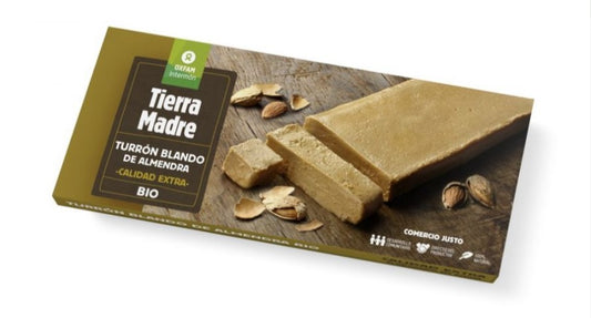 TURRÓN BLANDO CON ALMENDRA BIO  200g