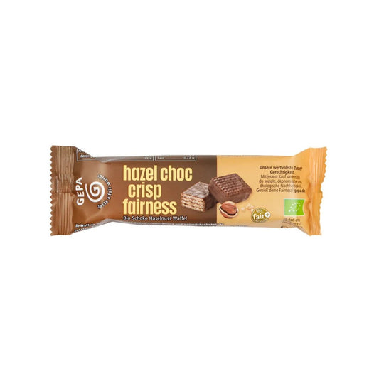 BARRITA DE 4 BARQUILLOS CON CREMA DE  AVELLANAS Y CACAO 90g
