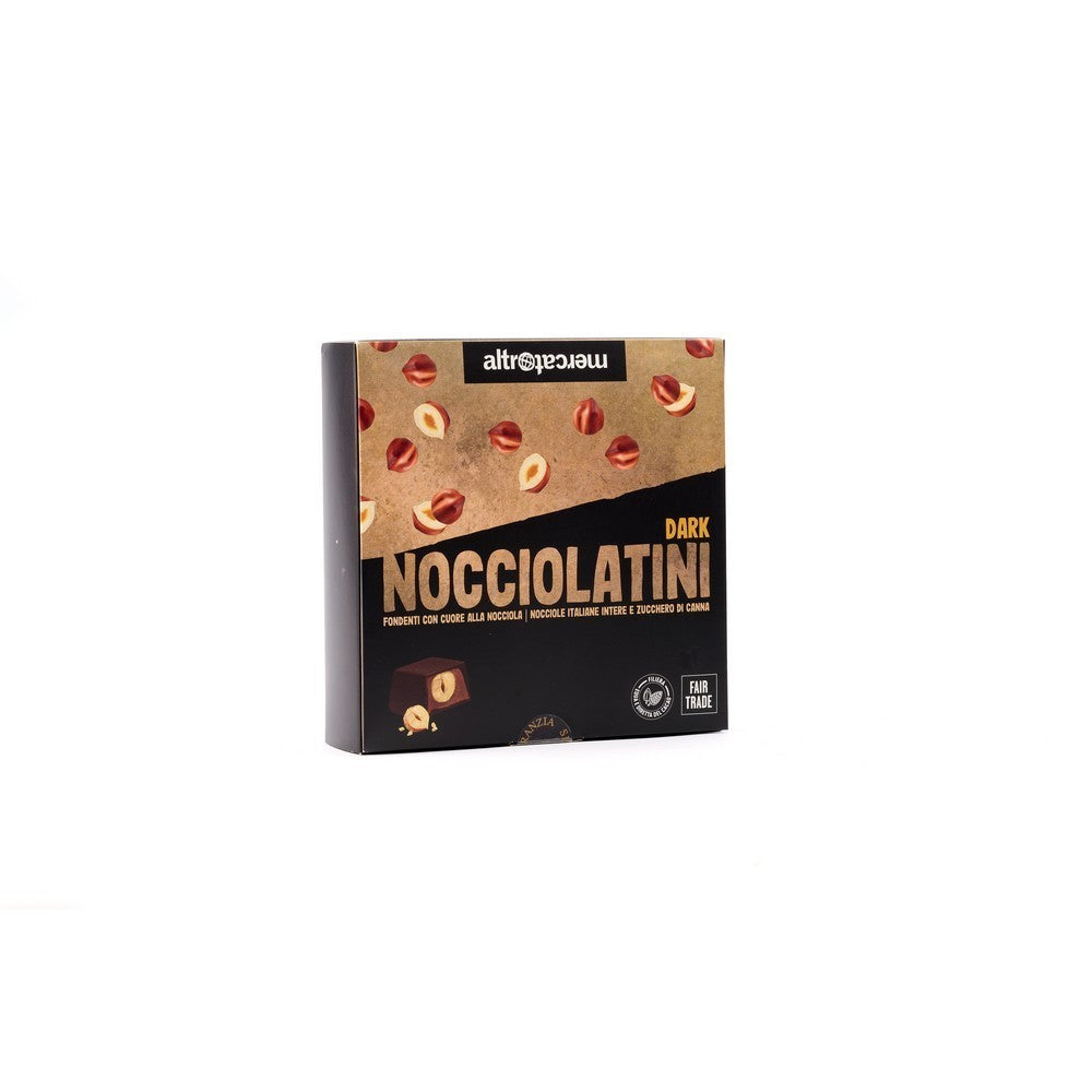 BOMBONES CHOCO NEGRO CON AVELLANAS 250G