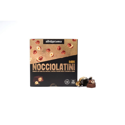 BOMBONES CHOCO NEGRO CON AVELLANAS 250G