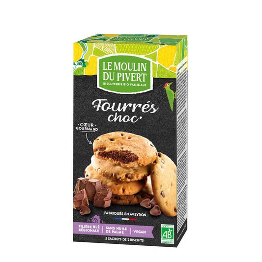 GALLETAS COOKIES RELLENAS CHOCOLATE 130g