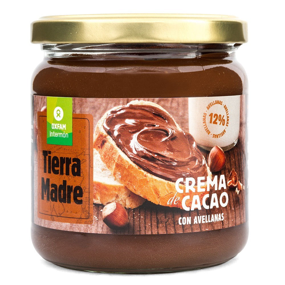 CREMA DE CACAO Y AVELLANAS BIO 400G