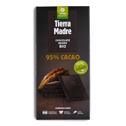 CHOCOLATE NEGRO BIO 95% 100gr  PARAGUAY/SANTO TOME Y PRINCIPE