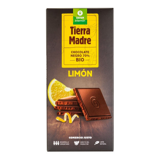 CHOCOLATE NEGRO 70% LIMÓN BIO