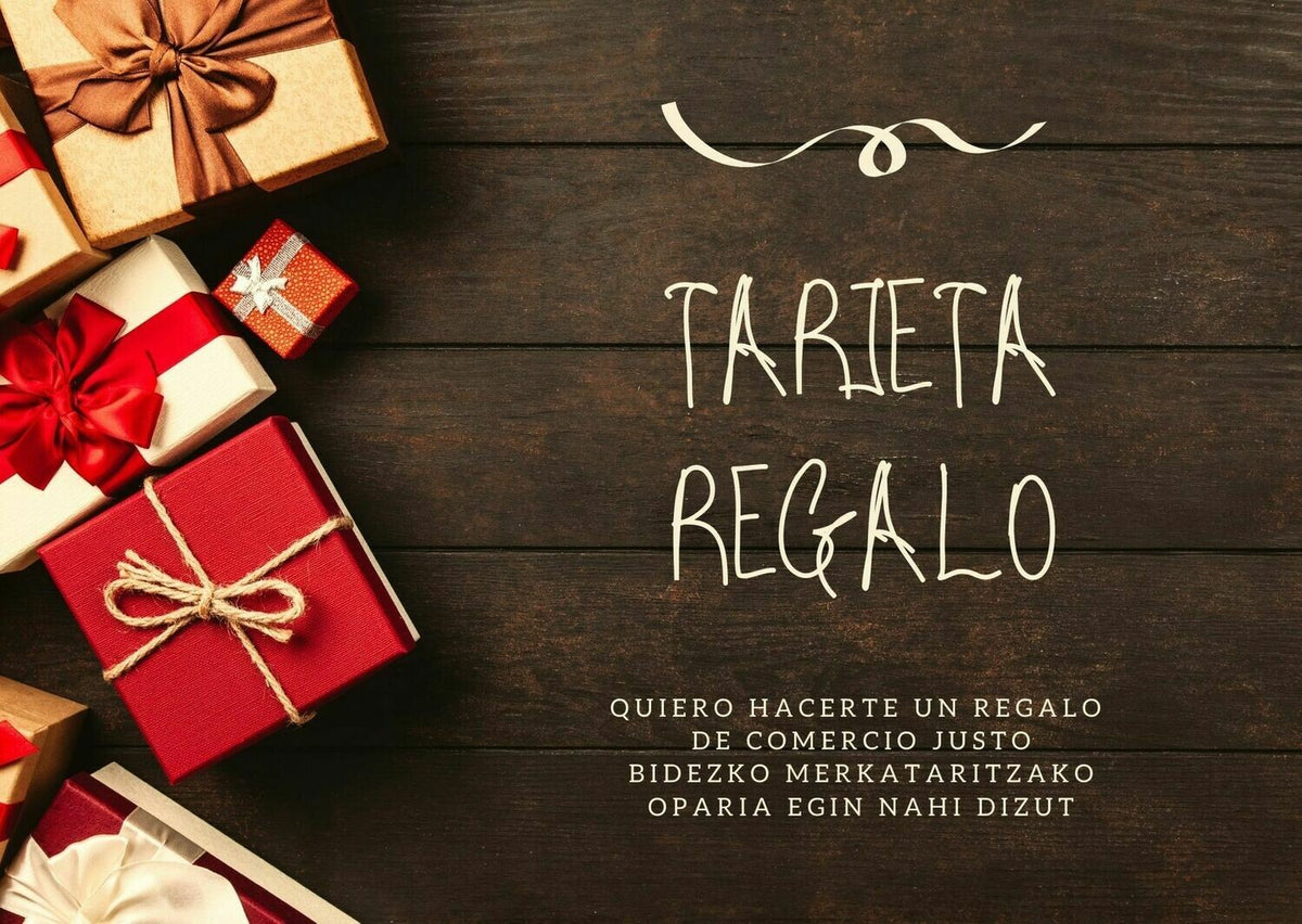 TARJETA REGALO COMERCIO JUSTO              (60€)