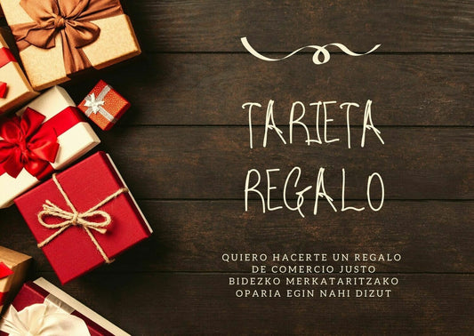 TARJETA REGALO COMERCIO JUSTO              (50€)