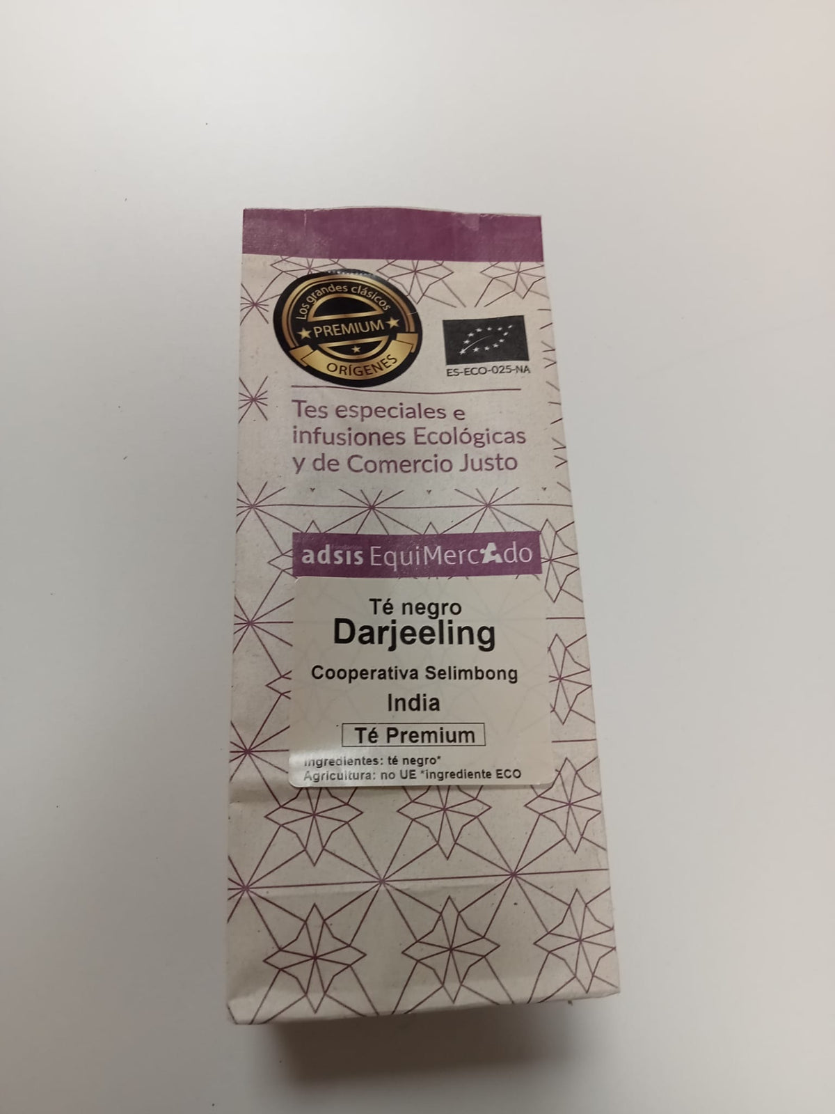 TE NEGRO BIO SUELTO DARJEELING 100GR